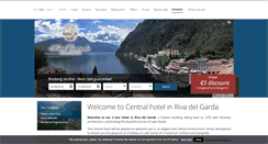 Desktop Screenshot of hotelcentralegarda.it